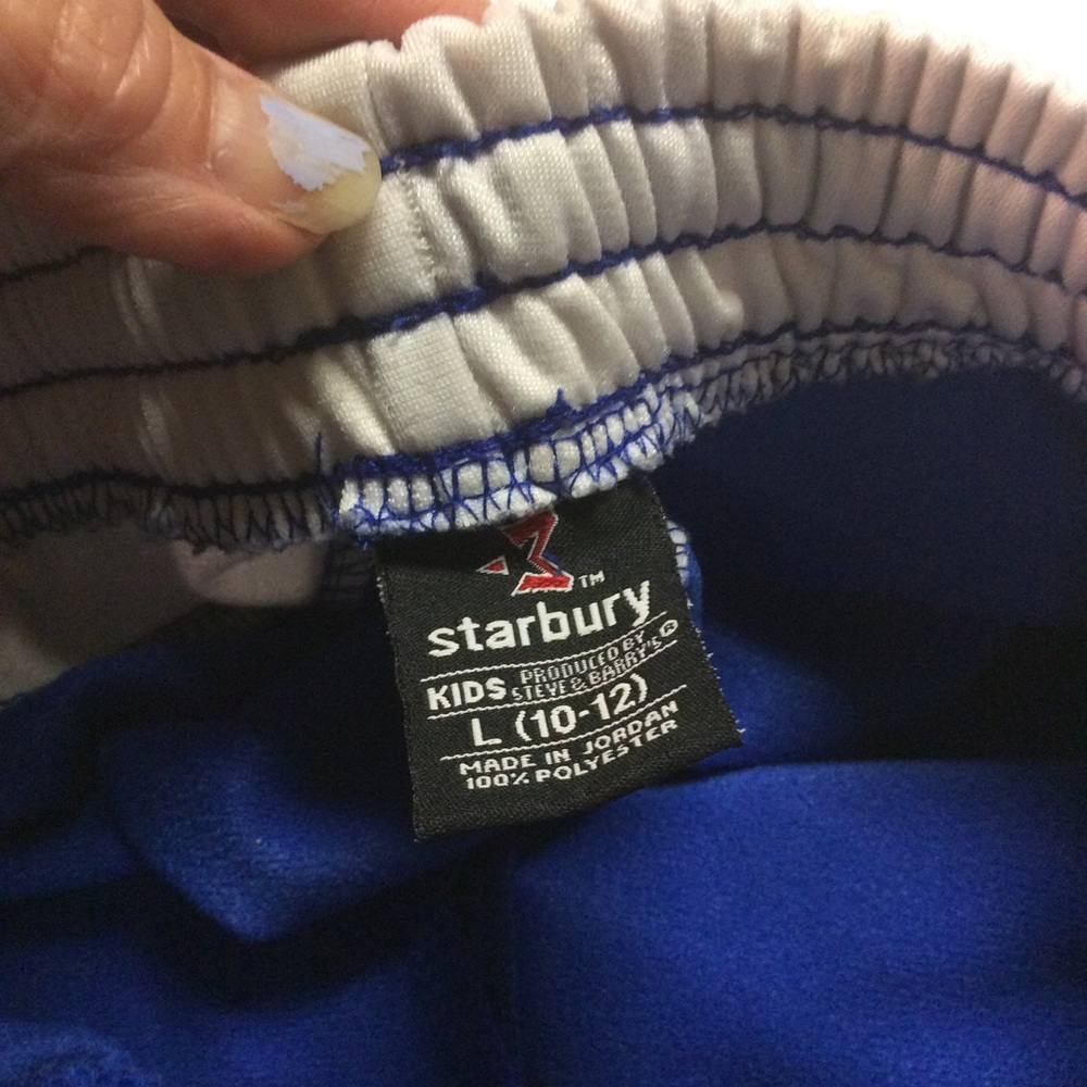 Starbury Boys Dazzle Blue/Orange Sweatpants L(10-12) - Picture 5 of 5